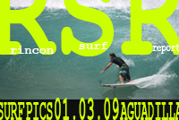 Surfing Puerto Rico - Rincon Surf Report exclusive photo gallery of January 3, 2009.