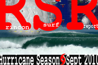 Surfing Puerto Rico - Rincon Surf Report's surf pics from Hurricane Danielle, Hurricane Earl, and Tropical Storm Fiona during the first week of September, 2010.